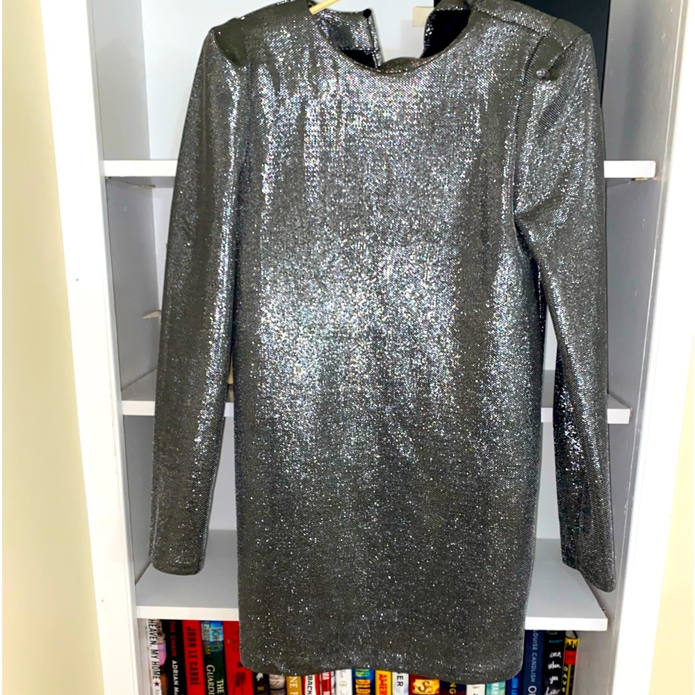 H&M silver party dress
